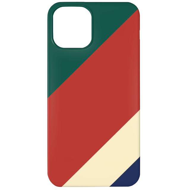 Custom iPhone 11 Cases: Camping Stripe Diagonal - Multi, Silicone Liner Case, Matte Finish