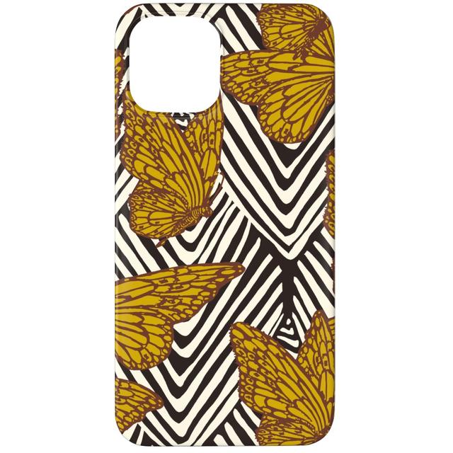 Custom iPhone 12 Pro Cases: Enchanted Butterfly - Gold, Slim Case, Matte Finish, Yellow, Classic Yellow