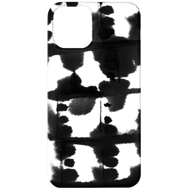 Custom iPhone 12 Cases: Parallel - Black, Silicone Liner Case, Matte Finish, Black