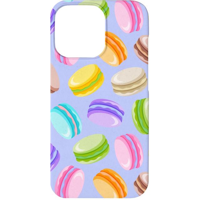 Custom iPhone 13 Cases: Pastel Macarons - Lavender, Slim Case, Matte Finish, Purple