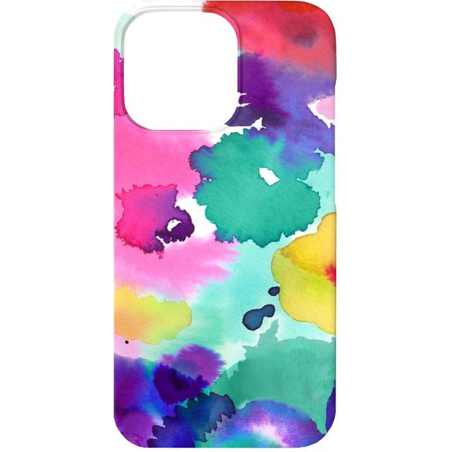 Custom iPhone 13 Cases: Abstract Floral Watercolor - Multi, Slim Case, Matte Finish