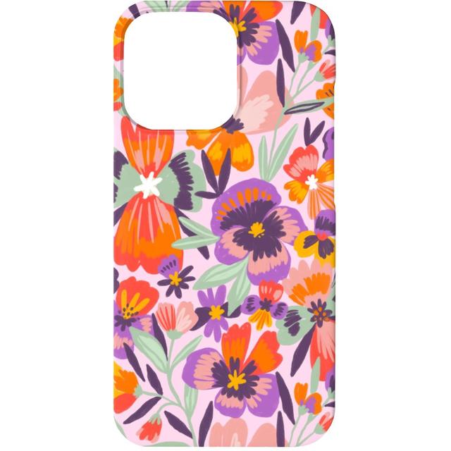 Custom iPhone 13 Cases: Pansies, Slim Case, Matte Finish, Multicolor