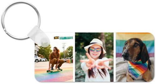 Rectangular Key Chains: Gallery of Three Landscape, Multicolor