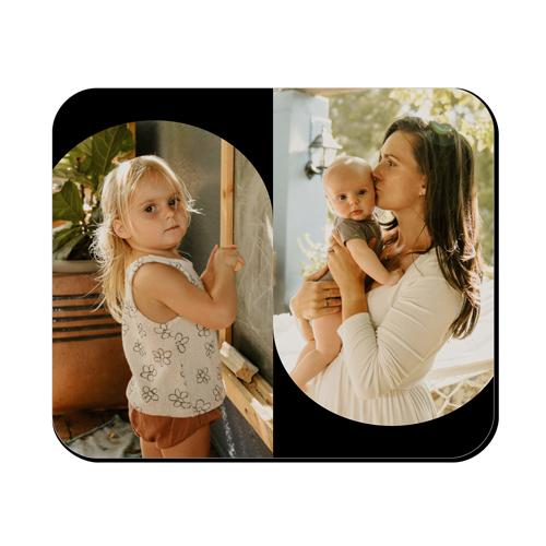 Custom Mouse Pads: Modern Arch Collage, Black