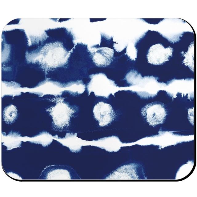 Mouse Pads: Dye Dot Stripe - Blue, True Blue