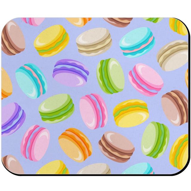 Custom Mouse Pads: Pastel Macarons - Lavender, Purple