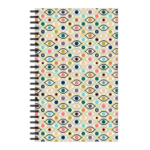 Personalized Notebooks: All Eyes on Me, 5x8, Multicolor, Sage