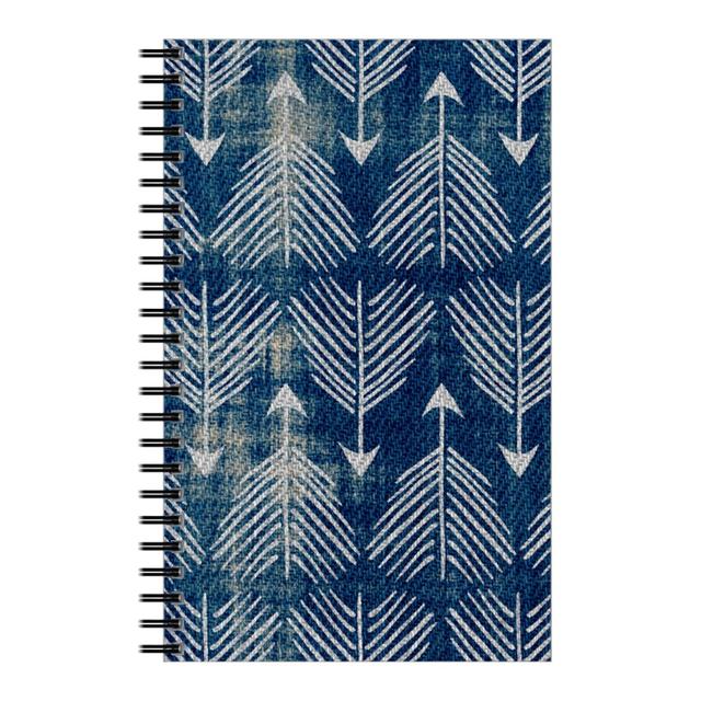 Personalized Notebooks: Django Arrows, 5x8, Blue, Navy