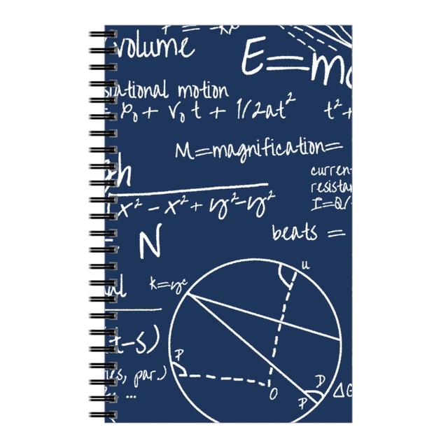 Personalized Notebooks: Common Equations, 5x8, Blue, Park Night