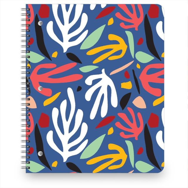 Matisse Leaf Personalized College Ruled Notebook