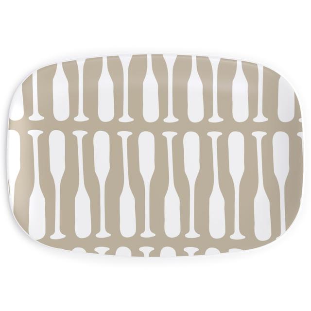 Serving Platters: Nautical Boat Oars/Paddles - Neutral Beige, Pearl