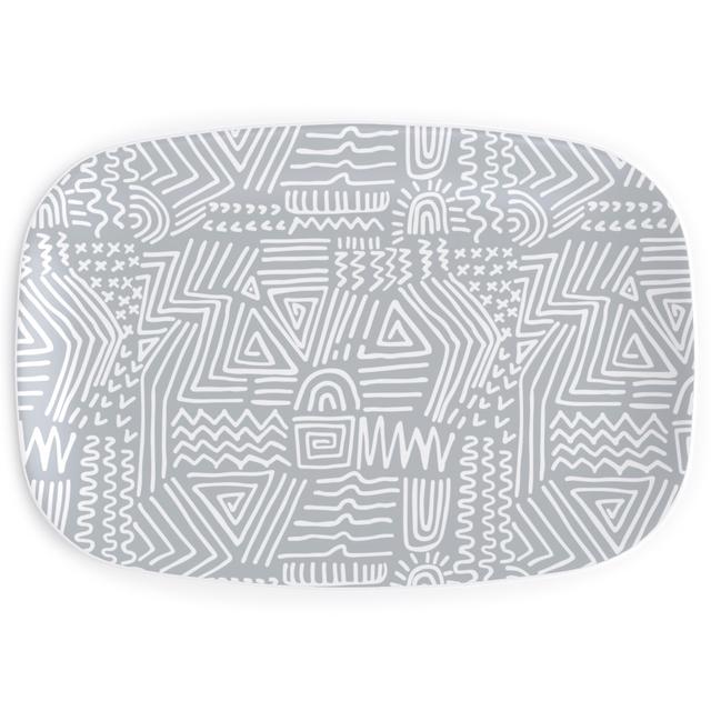 Serving Platters: Spirited - Gray