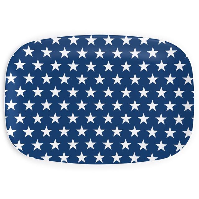 Serving Platters: Stars on Blue, True Blue