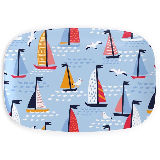 Serving Platters: Regatta, Blue, True Blue