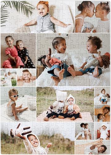 Custom Photo Puzzles: Gallery of Fourteen Portrait, 252 Pieces, Multicolor