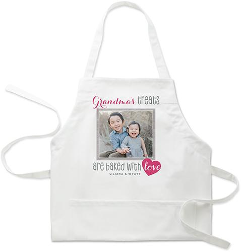 Aprons: Made With Love, Adult, Pink, rose