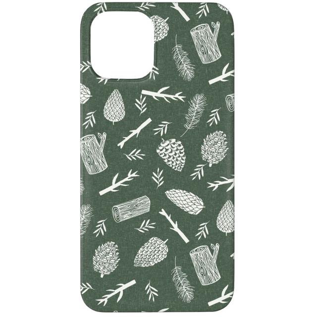 Custom iPhone 11 Pro Cases: Pinecones - Hunter Green, Slim Case, Matte Finish, Green, Classic Green