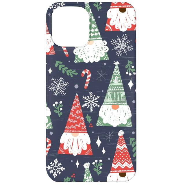 Custom iPhone 11 Cases: Folk Gnomes, Silicone Liner Case, Matte Finish, Multicolor