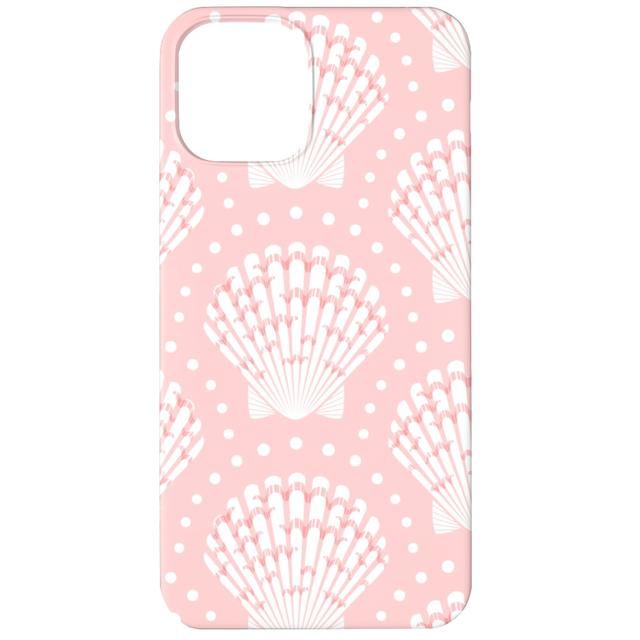 Custom iPhone 11 Cases: Pretty Scallop Shells - Pink, Slim Case, Matte Finish, Pink, Bright Pink