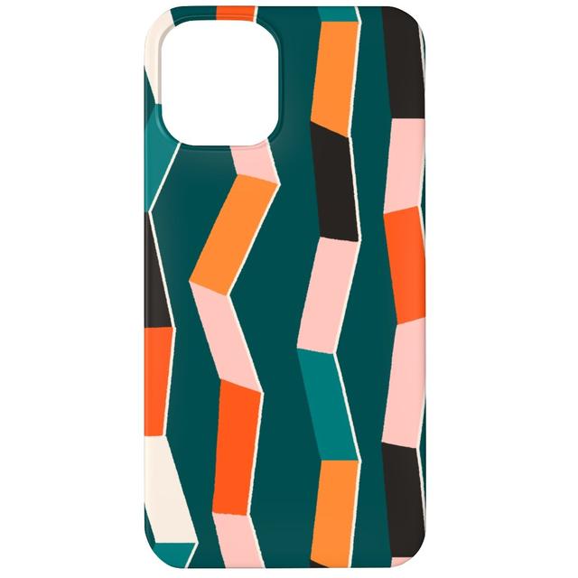 Custom iPhone 11 Cases: Funky - Multi on Green, Slim Case, Matte Finish