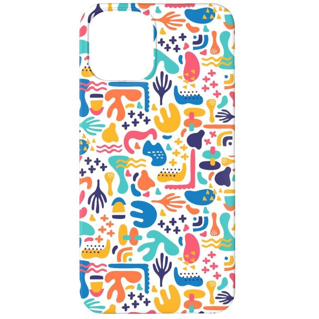 Custom iPhone 11 Cases: Organic Abstract Design - Multi, Slim Case, Matte Finish