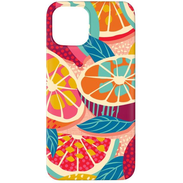 Custom iPhone 12 Pro Cases: Squeeze the Day - Bold, Slim Case, Matte Finish, Orange