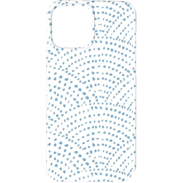 Custom iPhone 13 Pro Cases: Ink Dot Scales, Slim Case, Matte Finish, Blue, Air