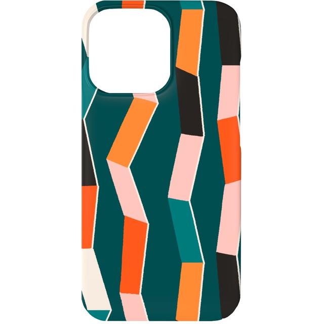 Custom iPhone 13 Cases: Funky - Multi on Green, Slim Case, Matte Finish