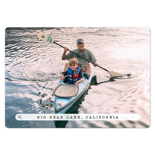 Personalized Magnets: Travel Banner, 3x5, White