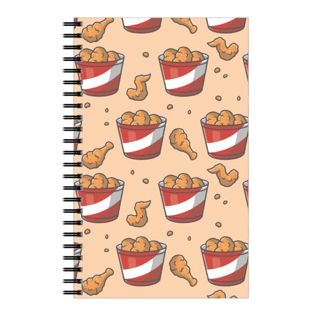 Personalized Notebooks: Fried Chicken Bucket, 5x8, Orange, Nectar