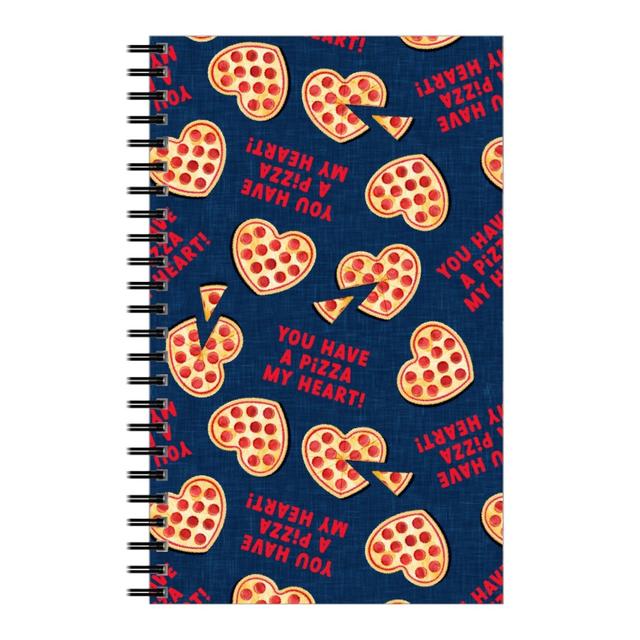 Personalized Notebooks: You Have a Pizza My Heart, 5x8, Blue, Navy