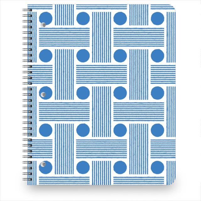 Personalized Notebooks: Beams - Blue, 8.5x11, Blue, True Blue