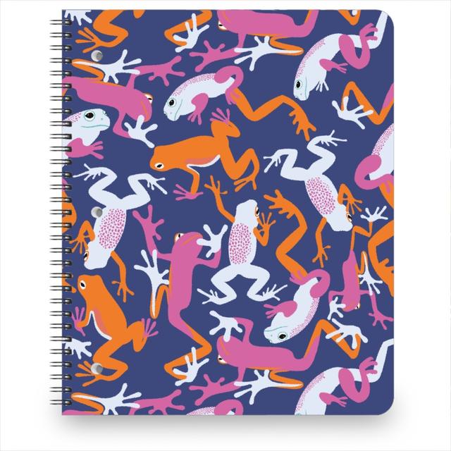 Personalized Notebooks: All the Frogs, 8.5x11, Multicolor, Berry Delight