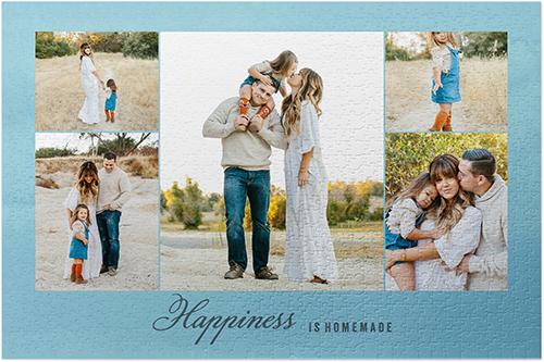 Custom Photo Puzzles: Hero Gallery Collage of Five, 1014 Pieces, Multicolor