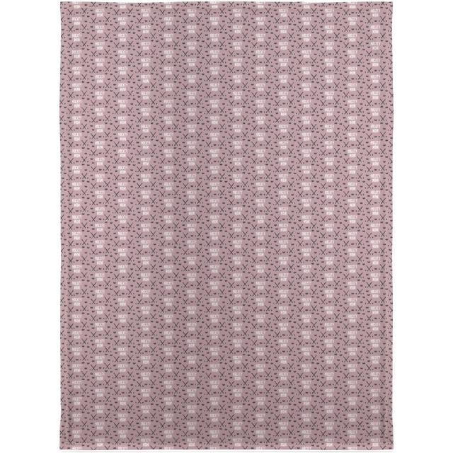 Plush Fleece Photo Blankets: Hockey Mom - Mauve Blanket, Plush Fleece, 30x40, Pink, Bright Pink