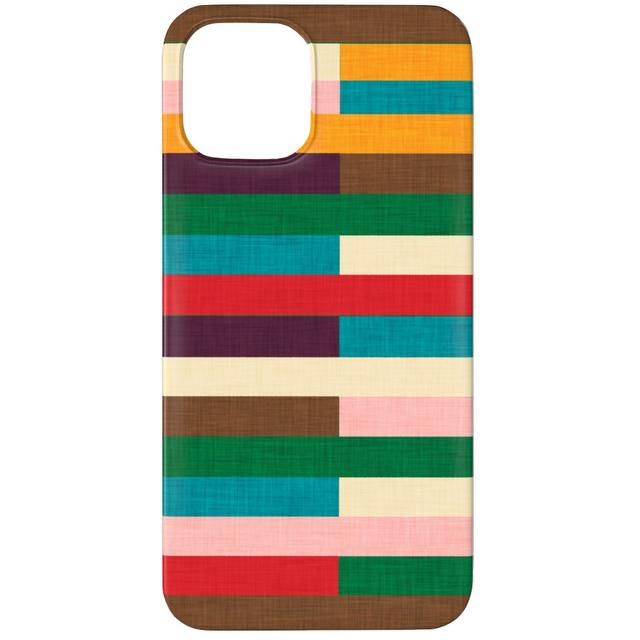 Custom iPhone 11 Pro Cases: Kilim - Stripe - Multi, Silicone Liner Case, Matte Finish