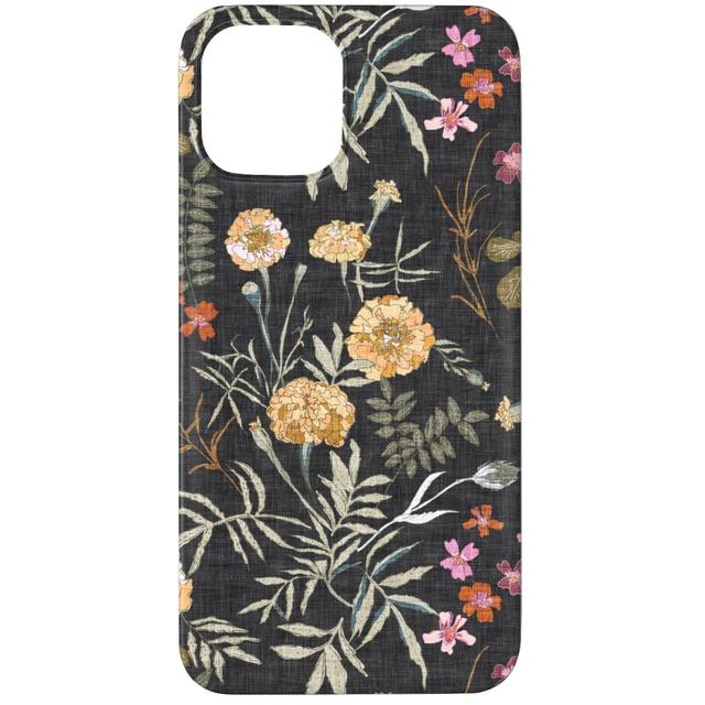 Custom iPhone 11 Pro Cases: Marigold Love - Dark, Silicone Liner Case, Matte Finish, Black