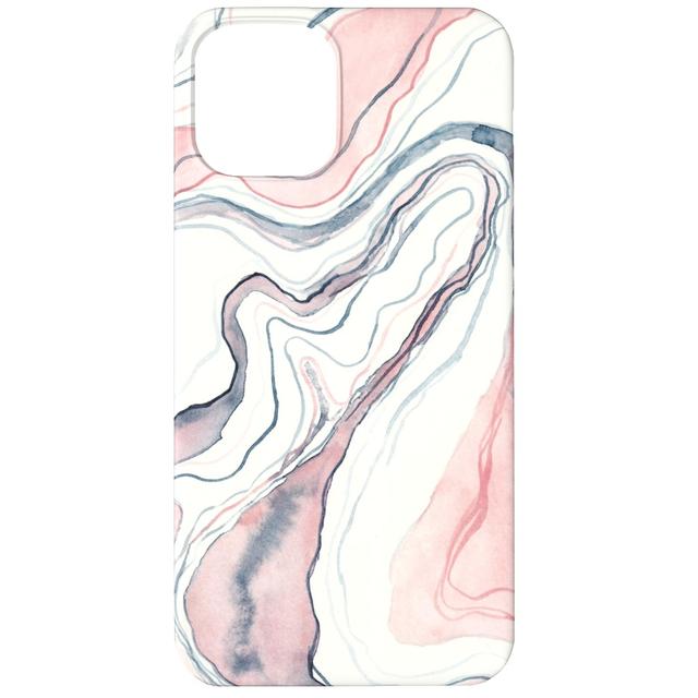 Custom iPhone 11 Cases: Watercolor Marble, Silicone Liner Case, Matte Finish, Pink, Quartz