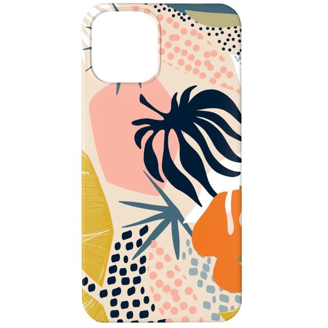 Custom iPhone 11 Cases: Tropical Foliage - Natural Retro - Multi, Slim Case, Matte Finish