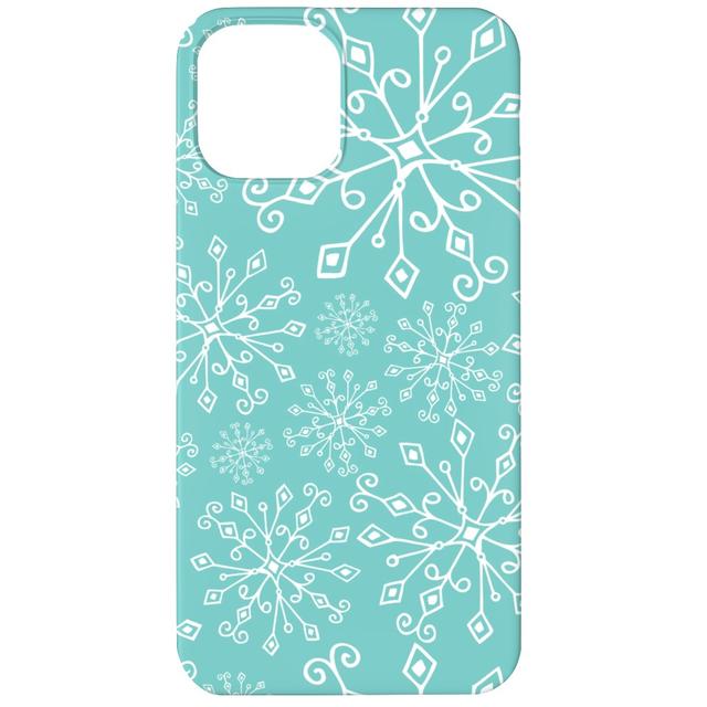 Custom iPhone 11 Cases: Frost Snowflakes, Slim Case, Matte Finish, Blue, Catalina