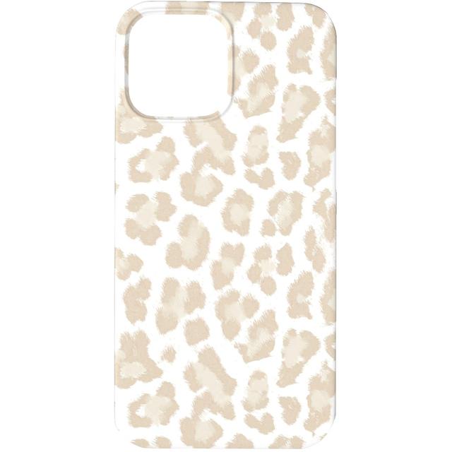 Custom iPhone 13 Pro Cases: Natural Leopard - Beige, Silicone Liner Case, Matte Finish, Beige, Pearl