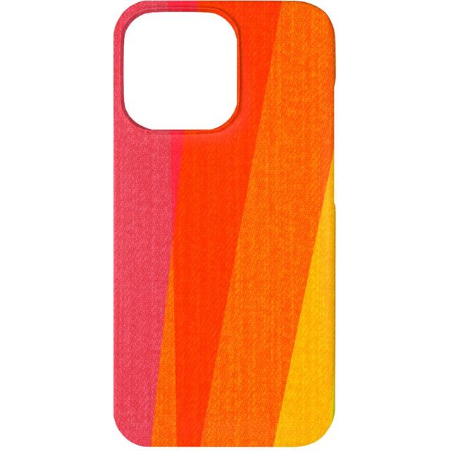 Custom iPhone 13 Cases: Geo Stripes Vertical - Multi, Silicone Liner Case, Matte Finish