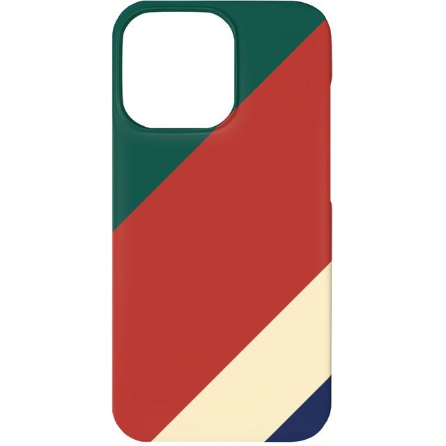 Custom iPhone 13 Cases: Camping Stripe Diagonal - Multi, Silicone Liner Case, Matte Finish