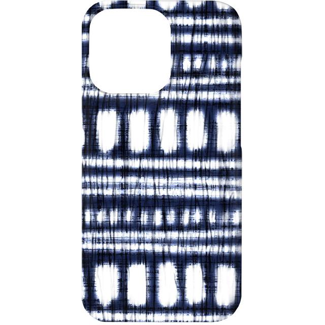 Custom iPhone 13 Cases: Shibori - Organic and Loose Lines and Dots, Slim Case, Matte Finish, Blue, True Blue