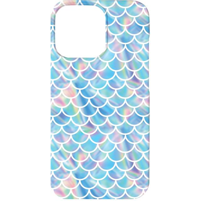 Custom iPhone 13 Cases: Mermaid Scales - Blue, Slim Case, Matte Finish, Blue, True Blue