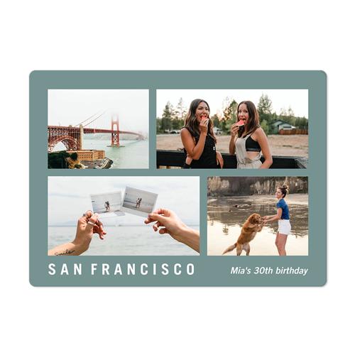 Magnets: Gallery of Four Landscape, 4x5.5, Multicolor