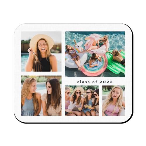 Custom Mouse Pads: Class Celebrations, Gray, silver lining