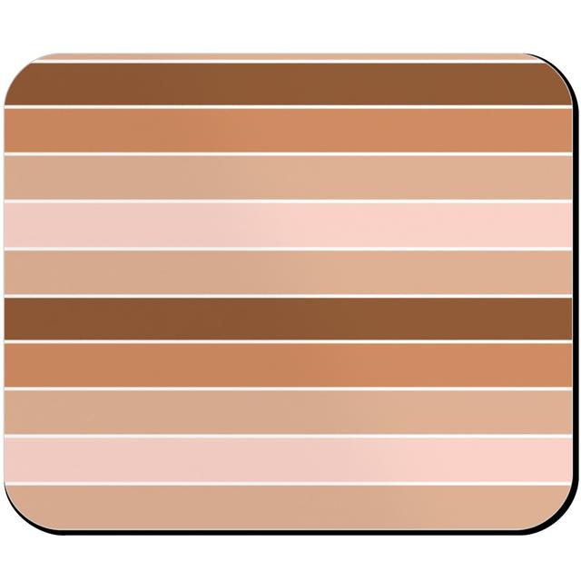 Custom Mouse Pads: Candy Stripes - Warm, Pink, Bright Pink