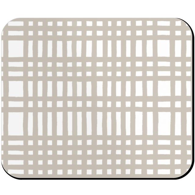 Mouse Pads: Loose Weave, Gray, Wheat