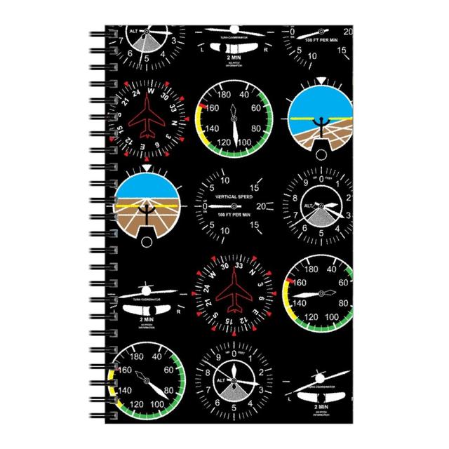 Personalized Notebooks: Flight Deck, 5x8, Black